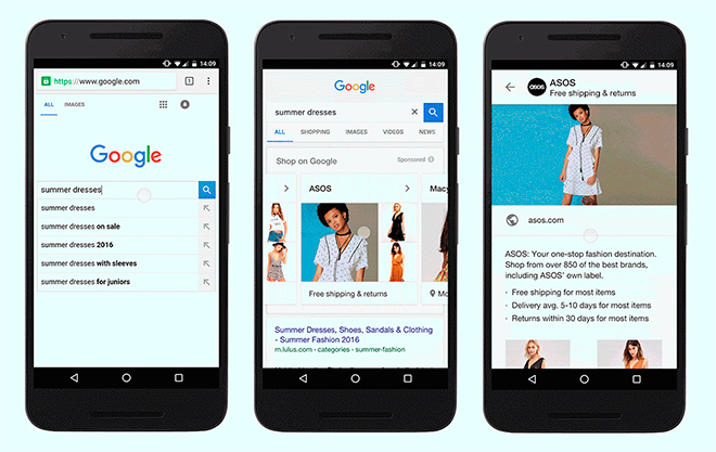  Google Showcase Shopping новый инструмент для онлайн-ритейлеров