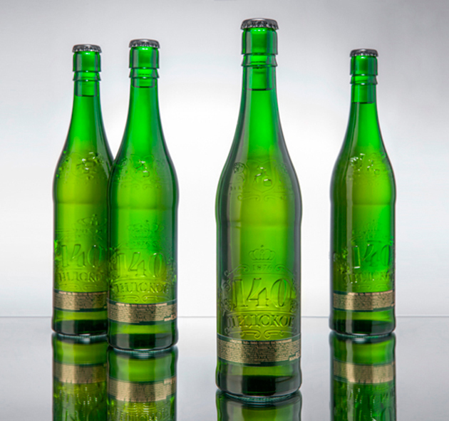  Логотип и бутылка для юбилейного пива «Лидское 140» ОАО «Лидское пиво»