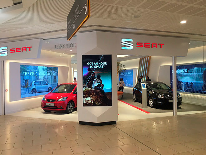  дилер SEAT открыл интерактивный магазин в лондонском торговом центре Intu Lakeside