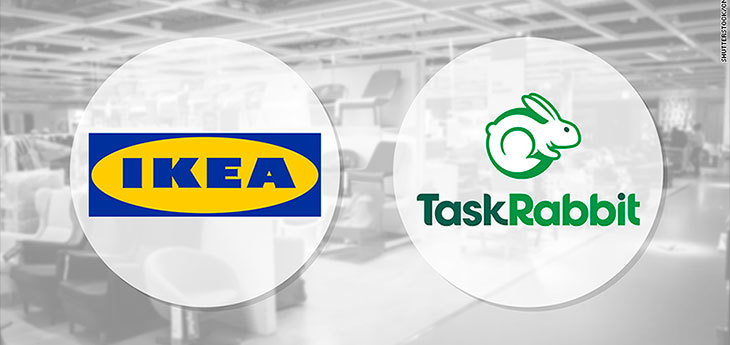 Uber-изация: IKEA купила стартап TaskRabbit, позволяющий находить специалистов по сборке мебели 