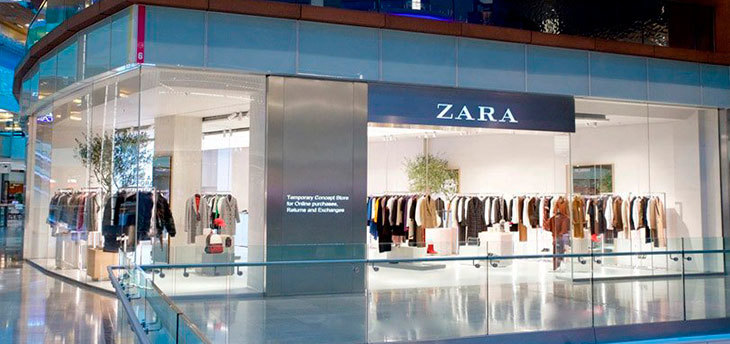 Inditex открыла в Лондоне первый pop-up store под брендом Zara