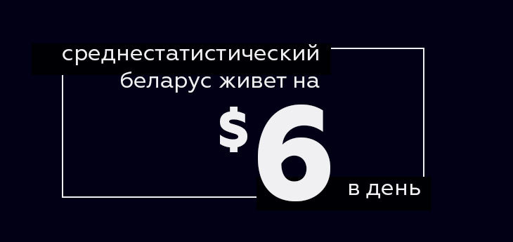 Среднестатистический житель Беларуси живет на $6 в день