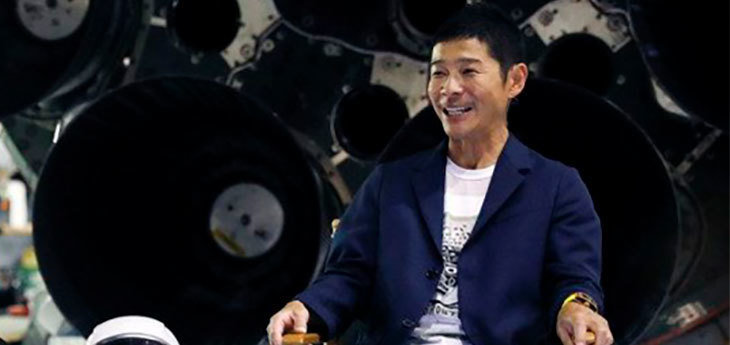 Первым космическим туристом SpaceX стал владелец японского инетрнет-магазина Zozotown