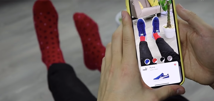 Беларусский AR-стартап Wannaby запустил приложение для виртуальной примерки обуви