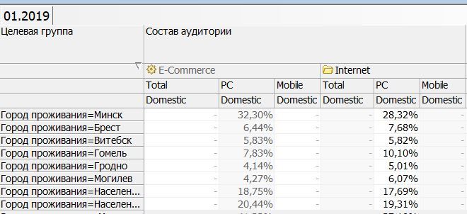  Каждый второй интернет-пользователь в Беларуси ежемесячно посещает e-commerce сайты