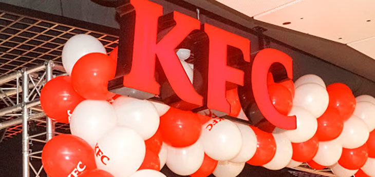 Сеть KFC откроет в Беларуси до конца года 7 ресторанов