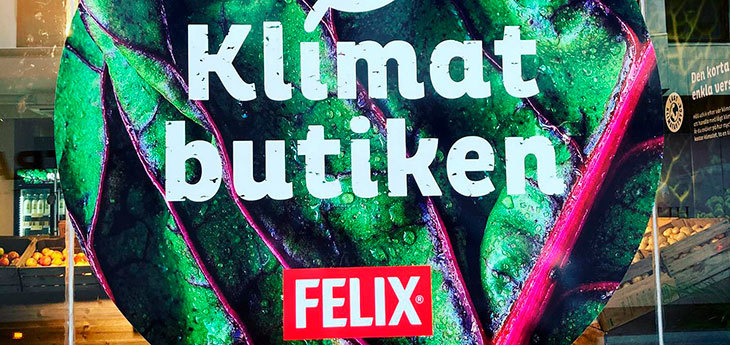 Шведский продуктовый бренд Felix изучил готовность покупателей платить за товары на основе выбросов углерода