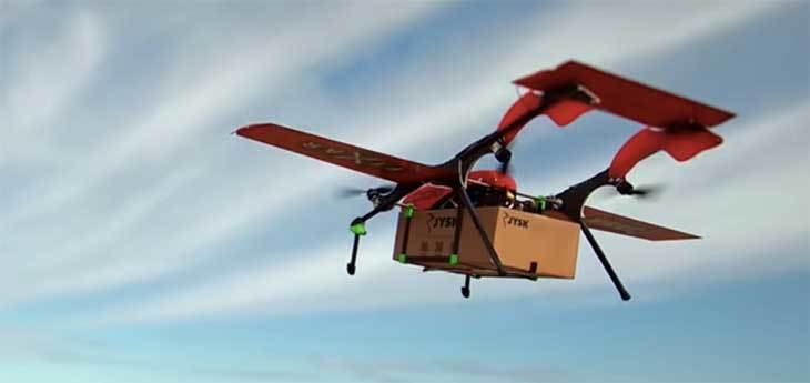 JYSK планирует запустить в Беларуси доставку покупок дронами