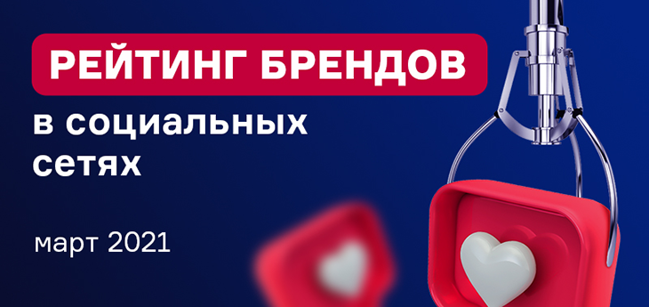 Мартовский рейтинг беларусских брендов по активности в социальных сетях