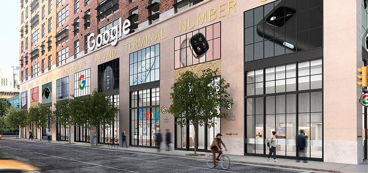 Летом 2021 года Google планирует открыть свой первый магазин