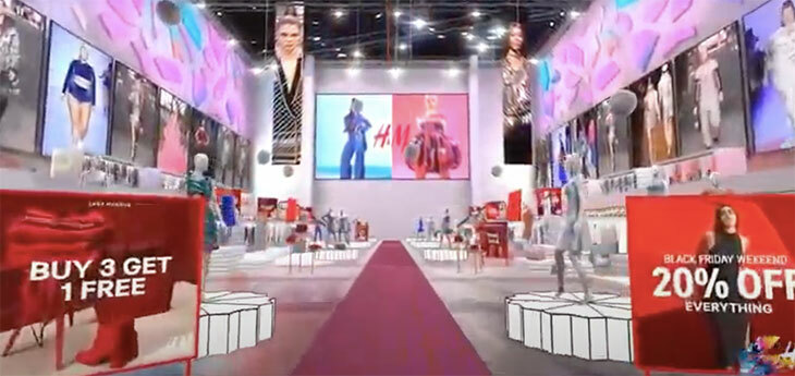 Как выглядит виртуальный магазин H&M в метавселенной CEEK City (видео)