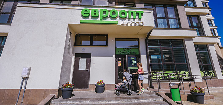 «Евроопт» открыл в Минске свой первый магазин без кассиров