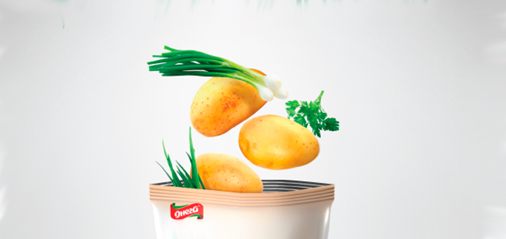 Компания «Онега» запустила линейку продукции из натурального картофеля