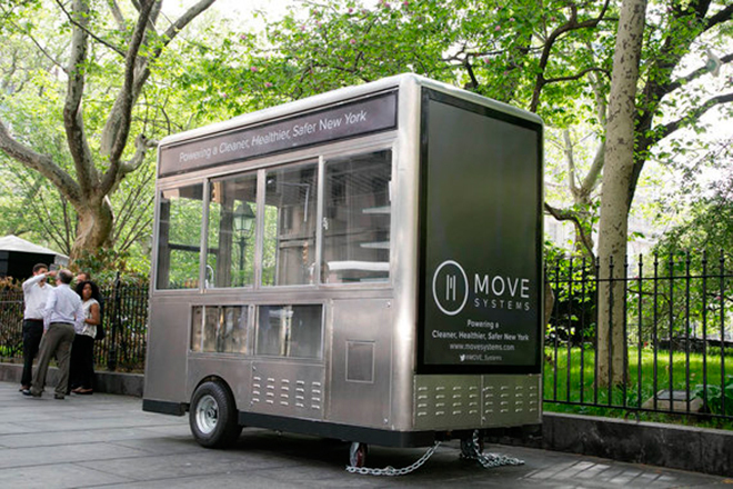  экологичные автолавки по продаже еды Нью-Йорк eco-friendly mobile shops to sell food in New York