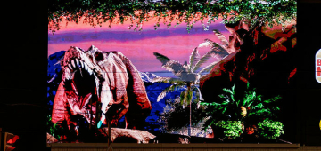  На фасаде ТРЦ Prizma запустили вечерние 3D-показы трехмерных роликов