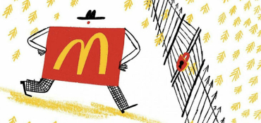 После закрытия ресторанов McDonald’s в России и Украине прибыль сети упала на 28%