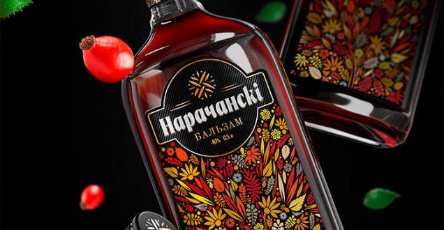 Редизайн Бальзама Нарачанскі для винокурни «Нарочь»