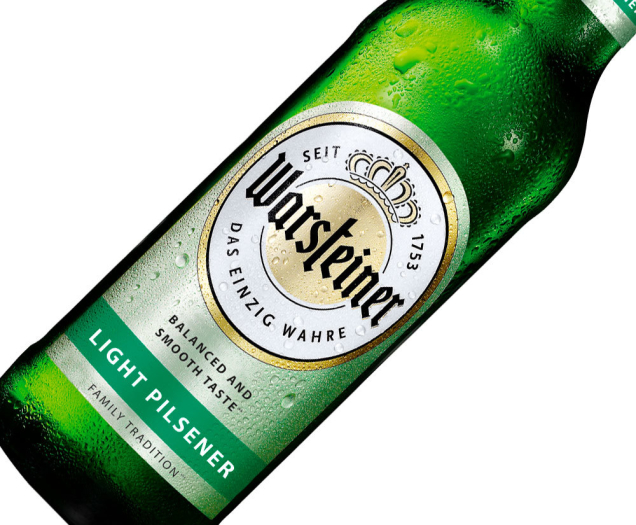 Новый сорт Warsteiner Light Pilsener в линейке бренда в Беларуси
