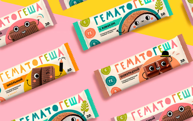 Редизайн упаковки ТМ «Гематогеша» брендинговое агентство Muffin Group