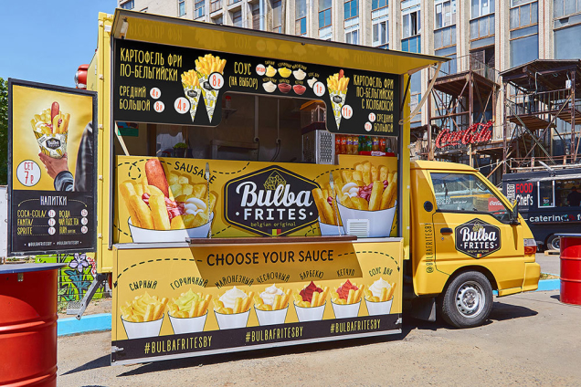 овый облик стритфуд-сети Bulba Frites
