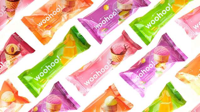 Woohoo! — новая ТМ мороженого от компании «Нордар» PG branding