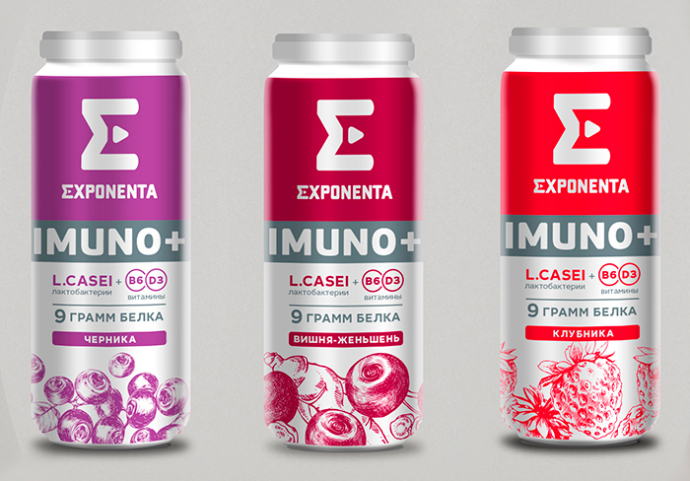  Горецкий пищевой комбинат функциональные напитки Exponenta Imuno+