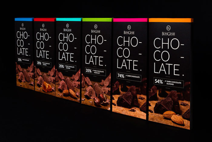  Дизайн упаковки шоколада BonGenie 