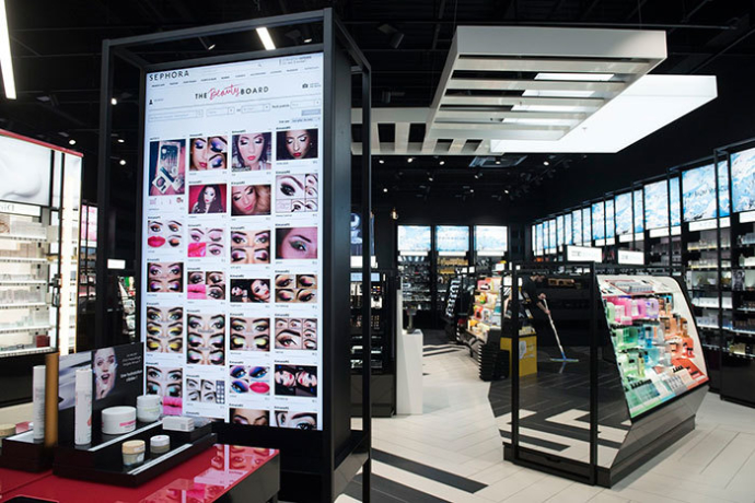  Sephora новый флагманский концептуальный магазин New Sephora Experience в ТЦ Val d'Europe