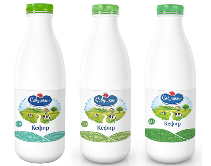  Редизайн упаковки группы молочных продуктов и сыров под торговой маркой «Савушкин»