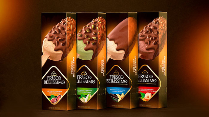  «Морозпродукт» линейка премиального мороженого с натуральными наполнителями под маркой Fresco Bellissimo