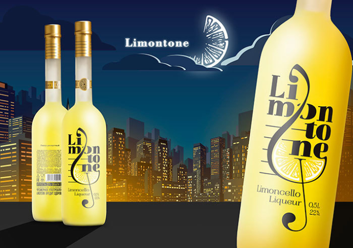  Новая торговая марка лимончелло Limontone для винокурни «Нарочь» Компания стратегического брендинга PG branding
