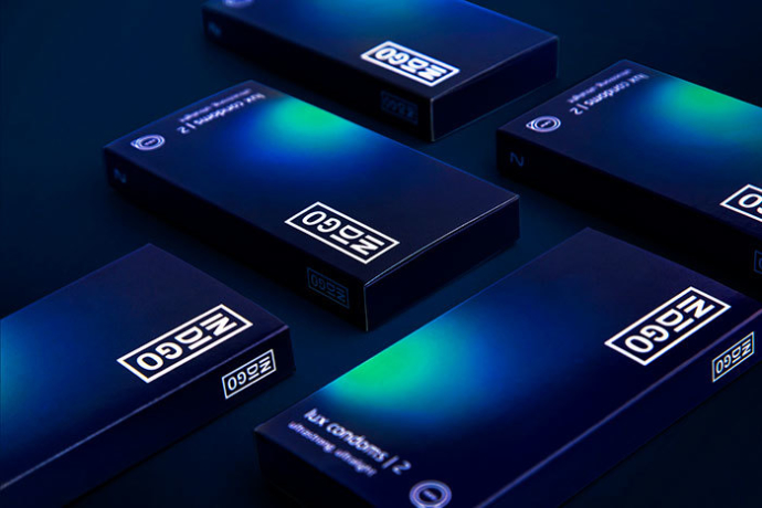  Разработка дизайна упаковки премиальных презервативов Indigo Lux для ОДО «Фармин» Fabula Branding