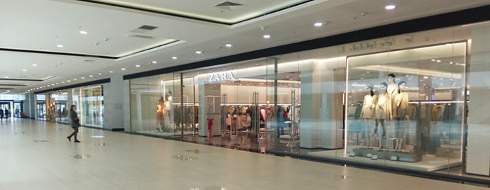  26 апреля Inditex открыла в ТЦ Green City магазины Zara, Bershka, Stradivarius, Pull&Bear