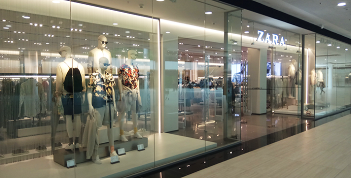  26 апреля Inditex открыла в ТЦ Green City магазины Zara, Bershka, Stradivarius, Pull&Bear