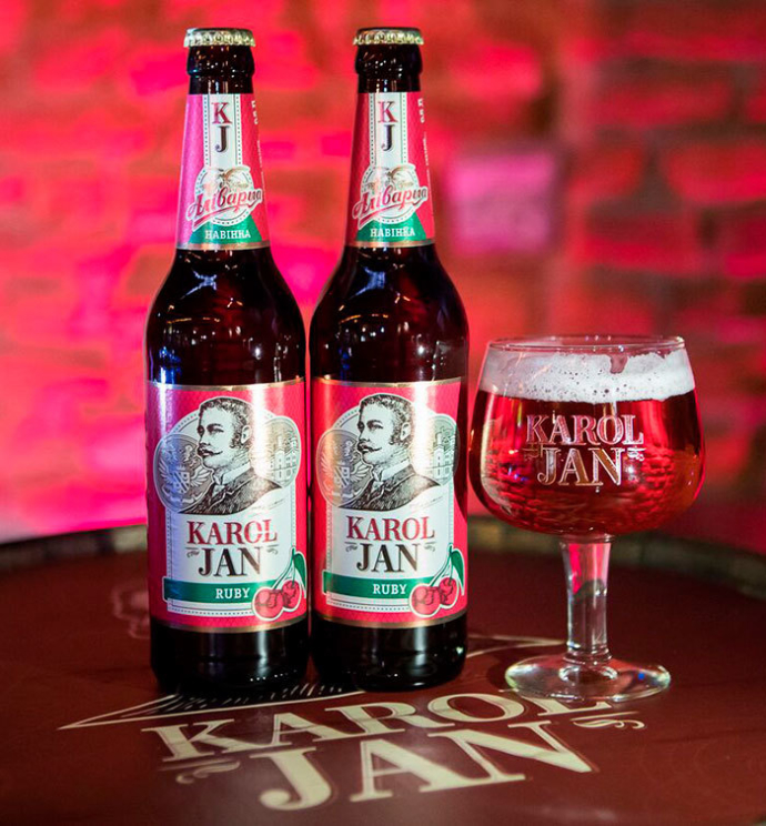  «Аливария» запустила вишнёвое пиво Karol Jan Ruby