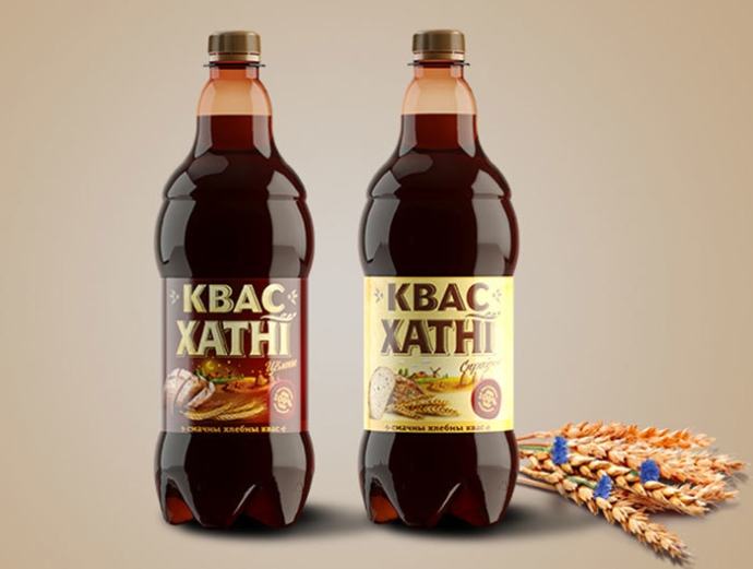  Обновление этикетки и бутылки кваса «Хатнi» для ЗАО «Бобруйский бровар»