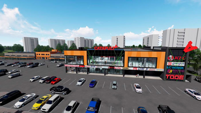  В октябре 2019 года В Мозыре откроется торгово-развлекательный центр Сatapulta