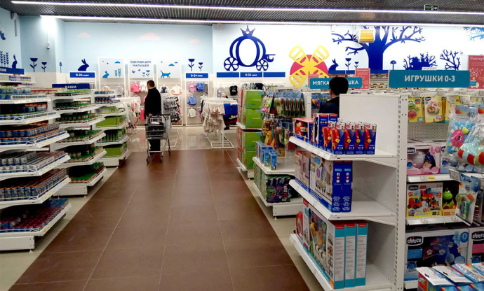   Российский ритейлер «Детский мир» открыл свой первый магазин  в Беларуси под маркой «Детмир»