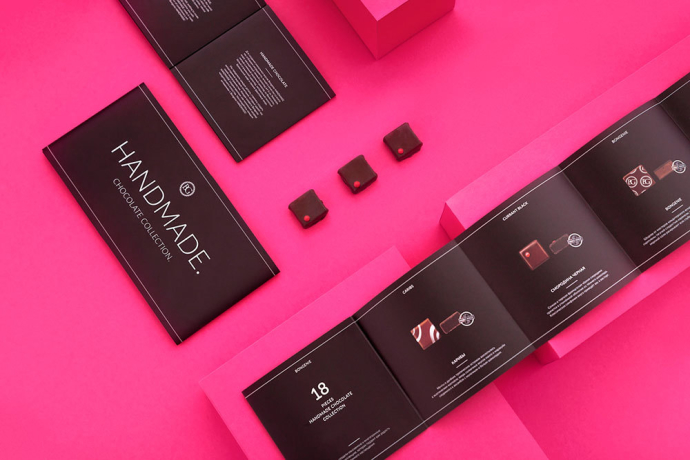  Дизайн упаковки премиальной линейки конфет BonGenie Handmade Fabula Branding