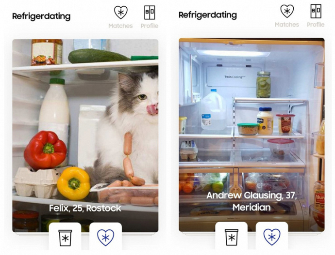  Samsung запустил сервис знакомств через холодильник