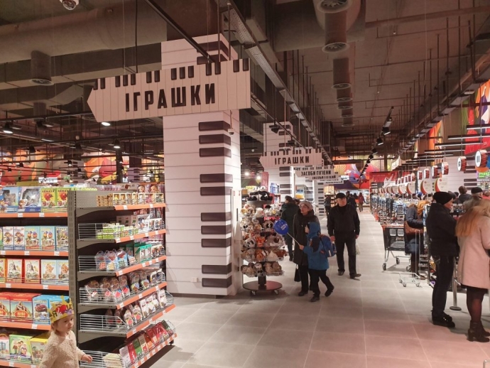  Украинская сеть «Сільпо» открыла супермаркет в джазовом стиле