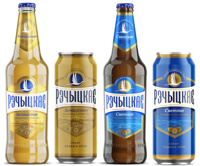  Редизайн пива «Речицкое», упор на усиление символа Беларуси