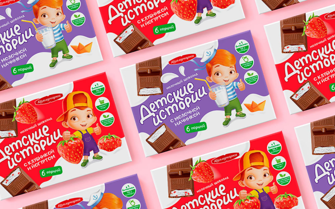  Шоколад для детей «Детские истории» от фабрики «Коммунарка»Muffin Group
