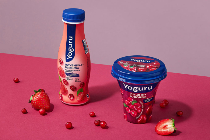  Новая ТМ йогуртов Yoguru от «Первого молочного» Fabula Branding
