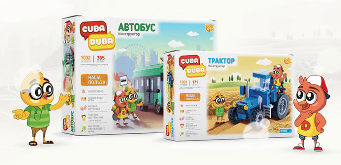  Cuba-Duba — уникальный детский конструктор с узнаваемыми белорусскими символами