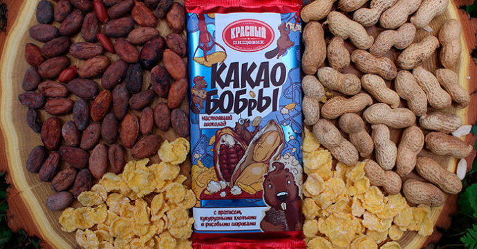  «Красный пищевик» выпустил шоколад под ТМ «Какао Бобры»