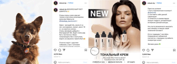  анализ эффективности белорусских брендов в соцсетях август 2022