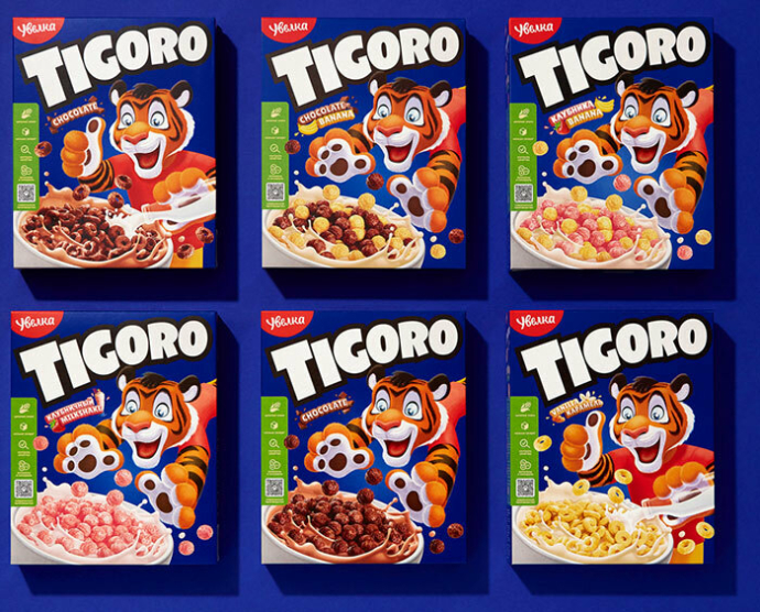  «Увелка» выпустила готовые завтраки из натуральных злаков под название Tigoro