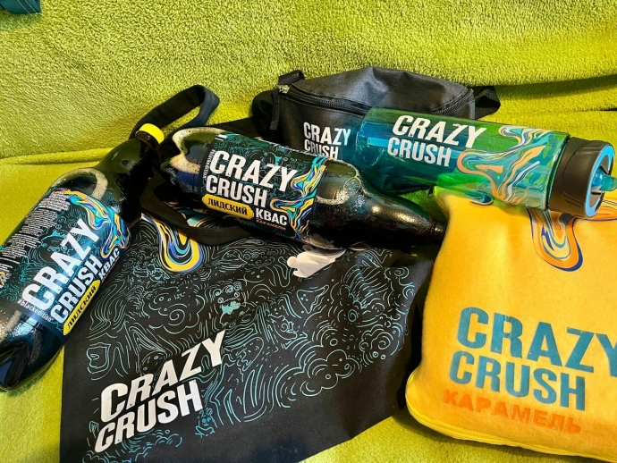  ОАО «Лидское пиво» выпустило квас Crazy Crush со вкусом карамели