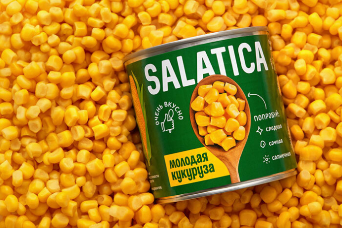  Новая торговая марка консервированных овощей Salatiсa